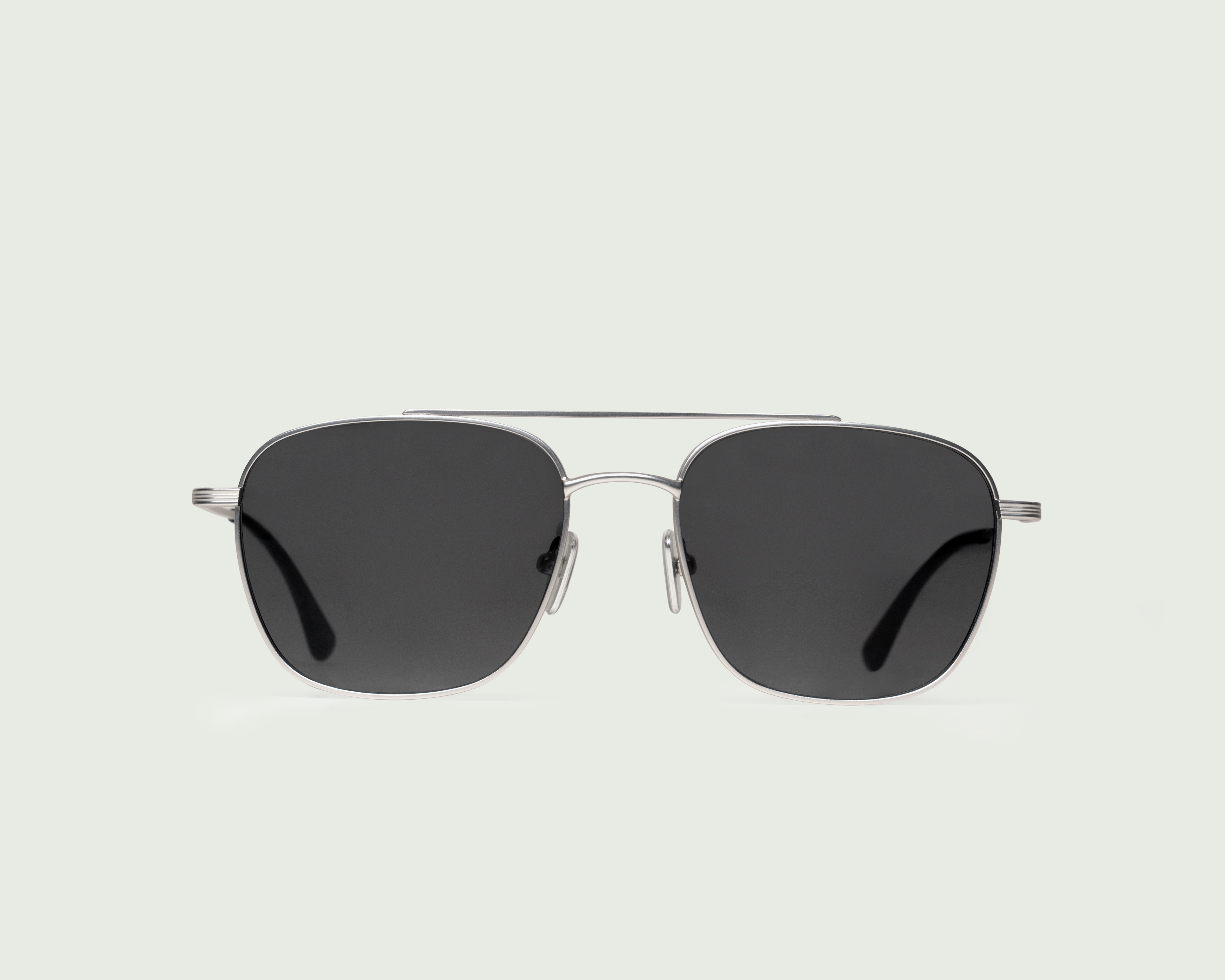 Chrome::Val Sunglasses pilot silver metal front