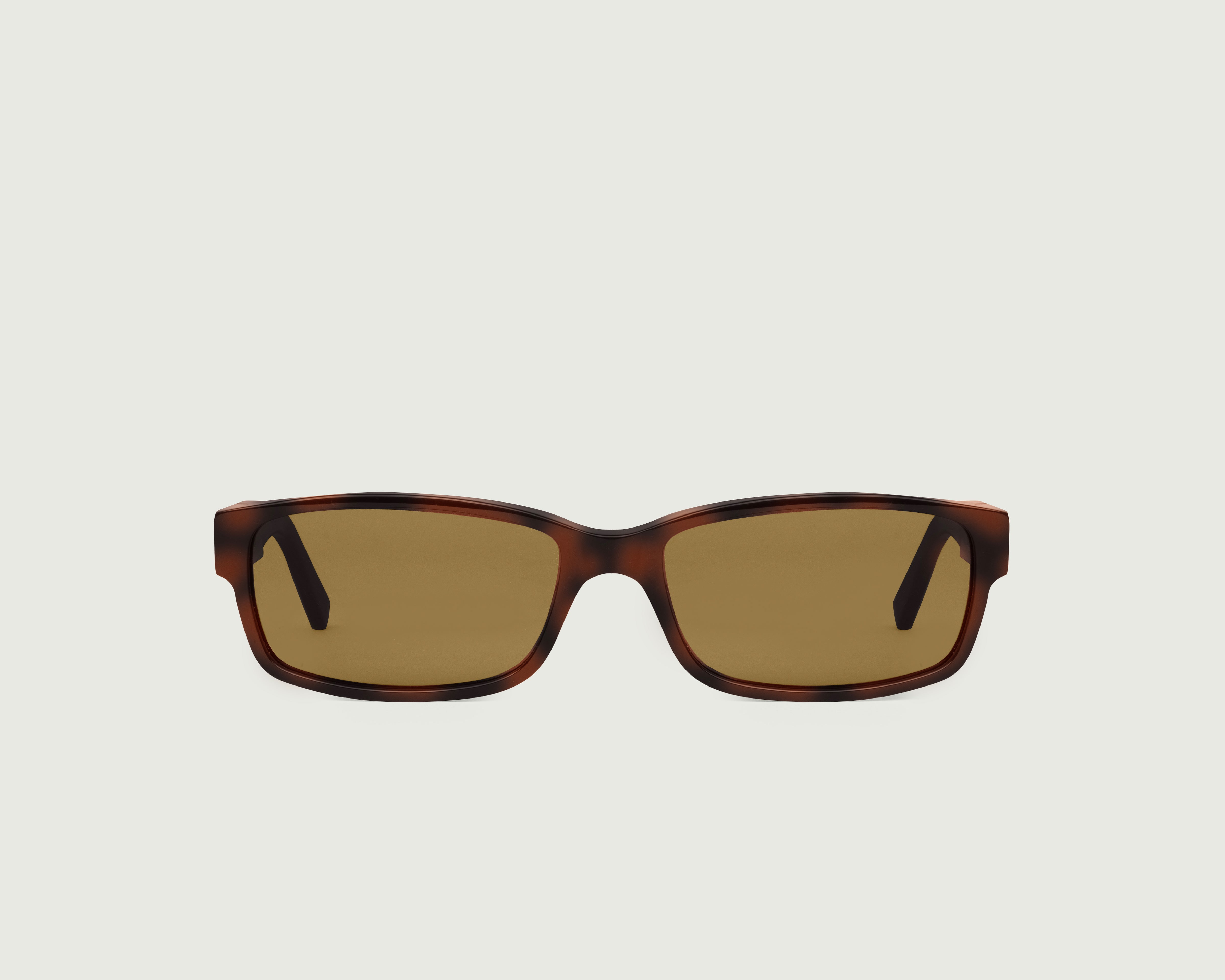 Classic Tort::Gene Sunglasses rectangle tort acetate front