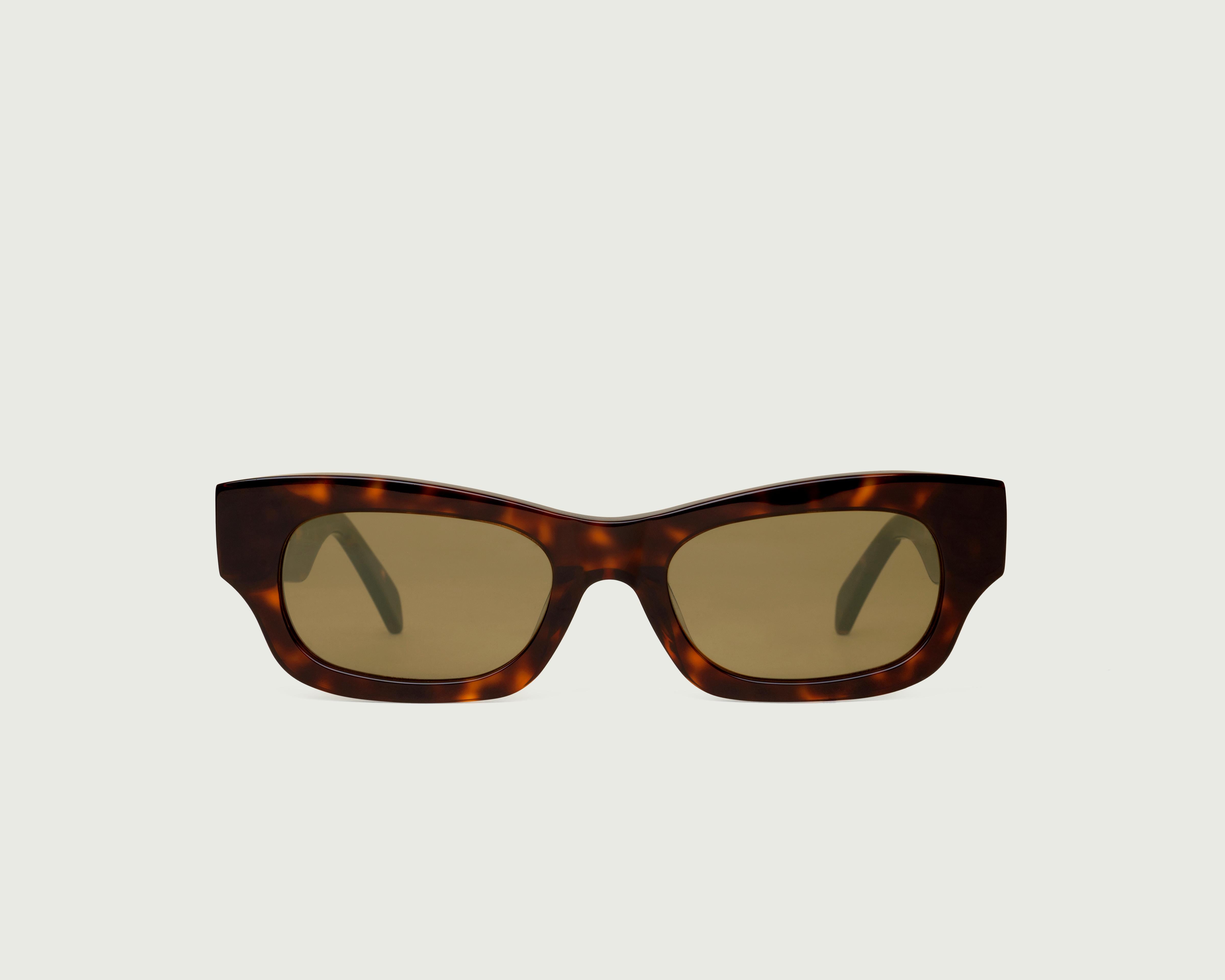 Classic Tort::Jax Sunglasses rectangle tort acetate front