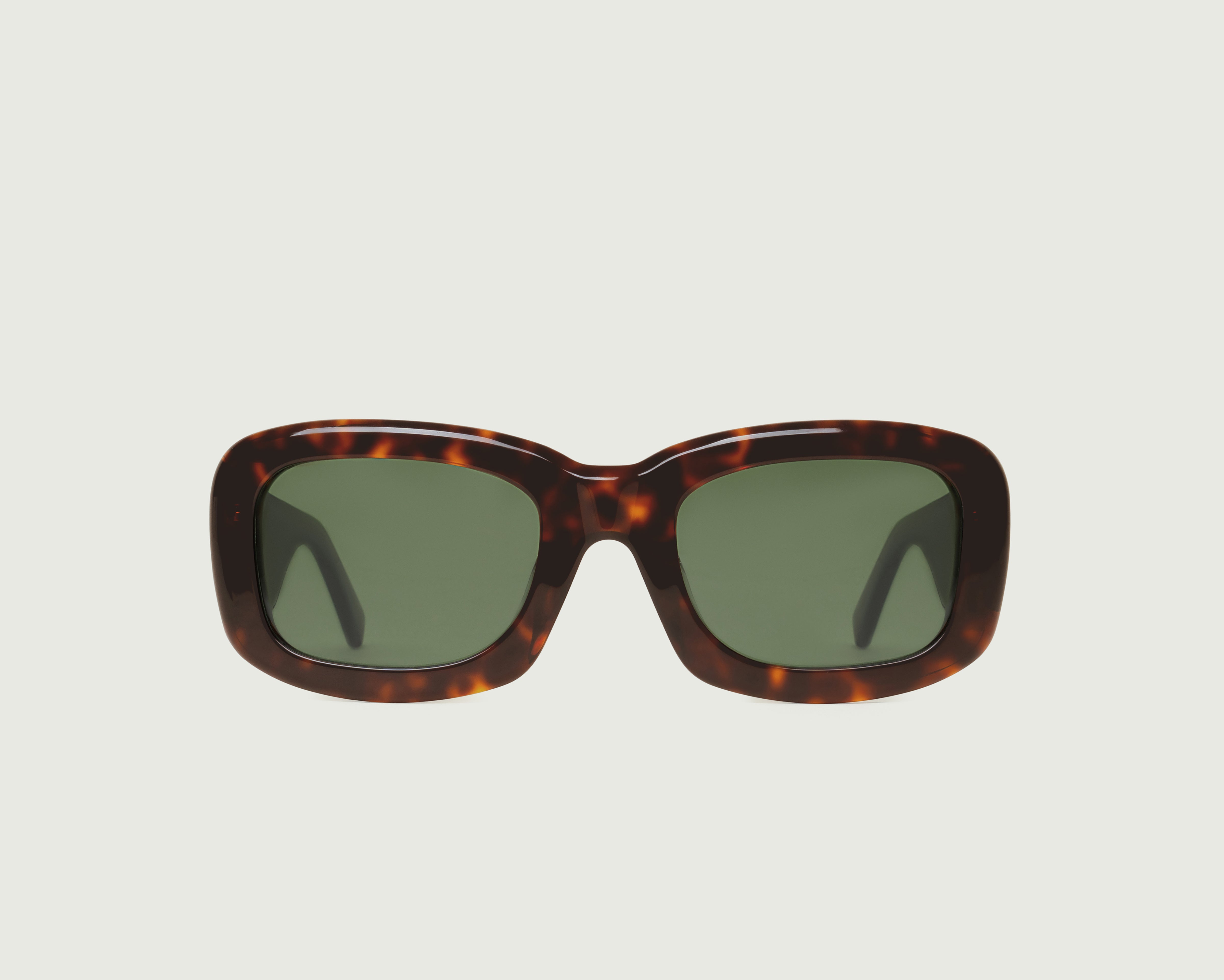 Classic Tort::Liv Sunglasses rectangle tort acetate front