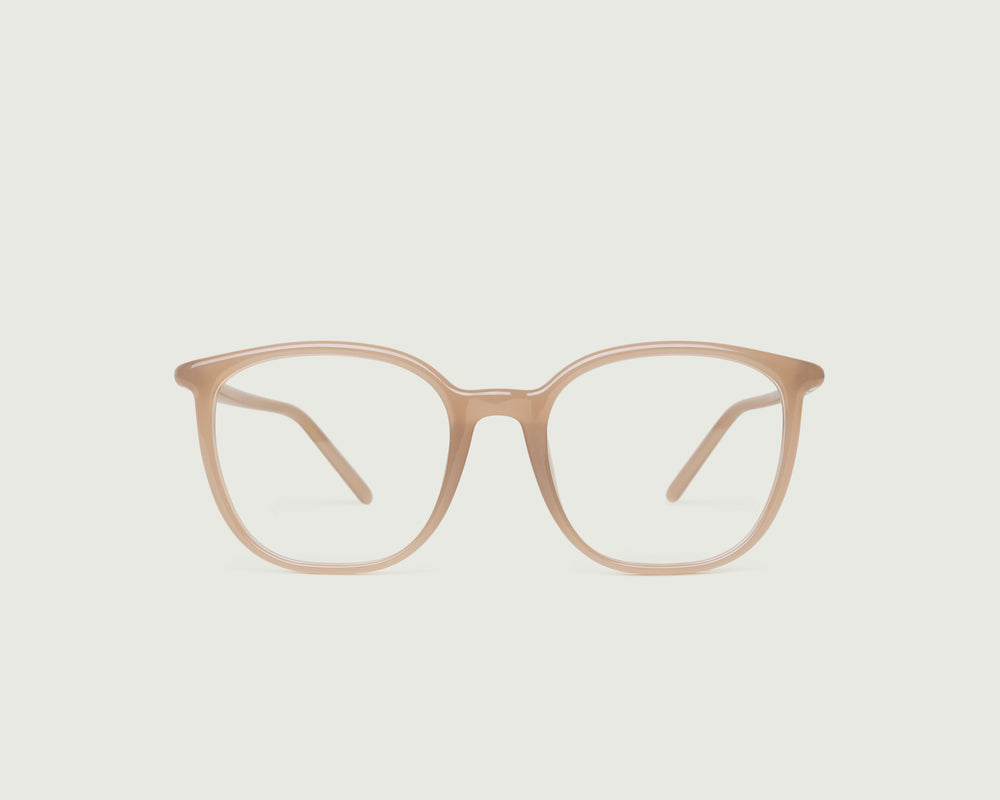 Conch::Gatsby Eyeglasses square nude recycled polyester front