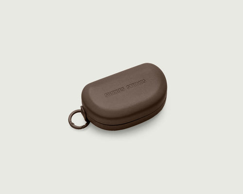 Ganache::Mini Hard Case Eyewear case Brown  front diagonal
