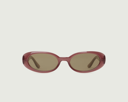 Cranberry::Devon Sunglasses oval Pink recycled polyester front