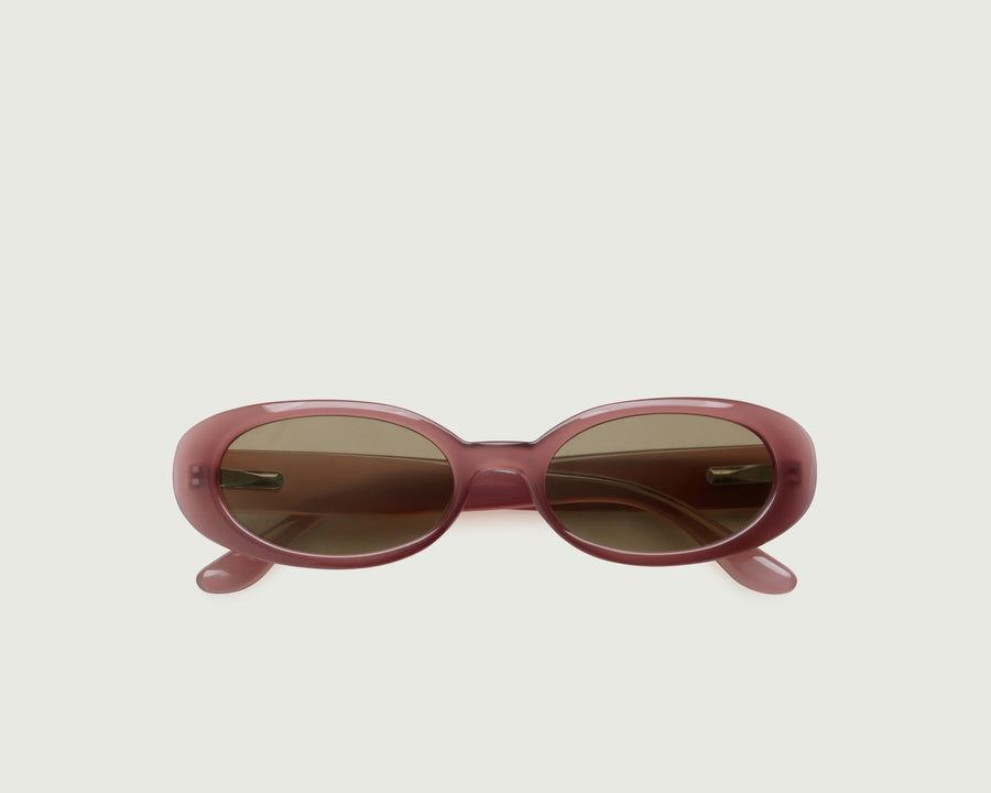 men Devon Sunglasses oval Pink recycled polyester