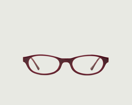 Crimson::Lee Eyeglasses oval Red castor seed front