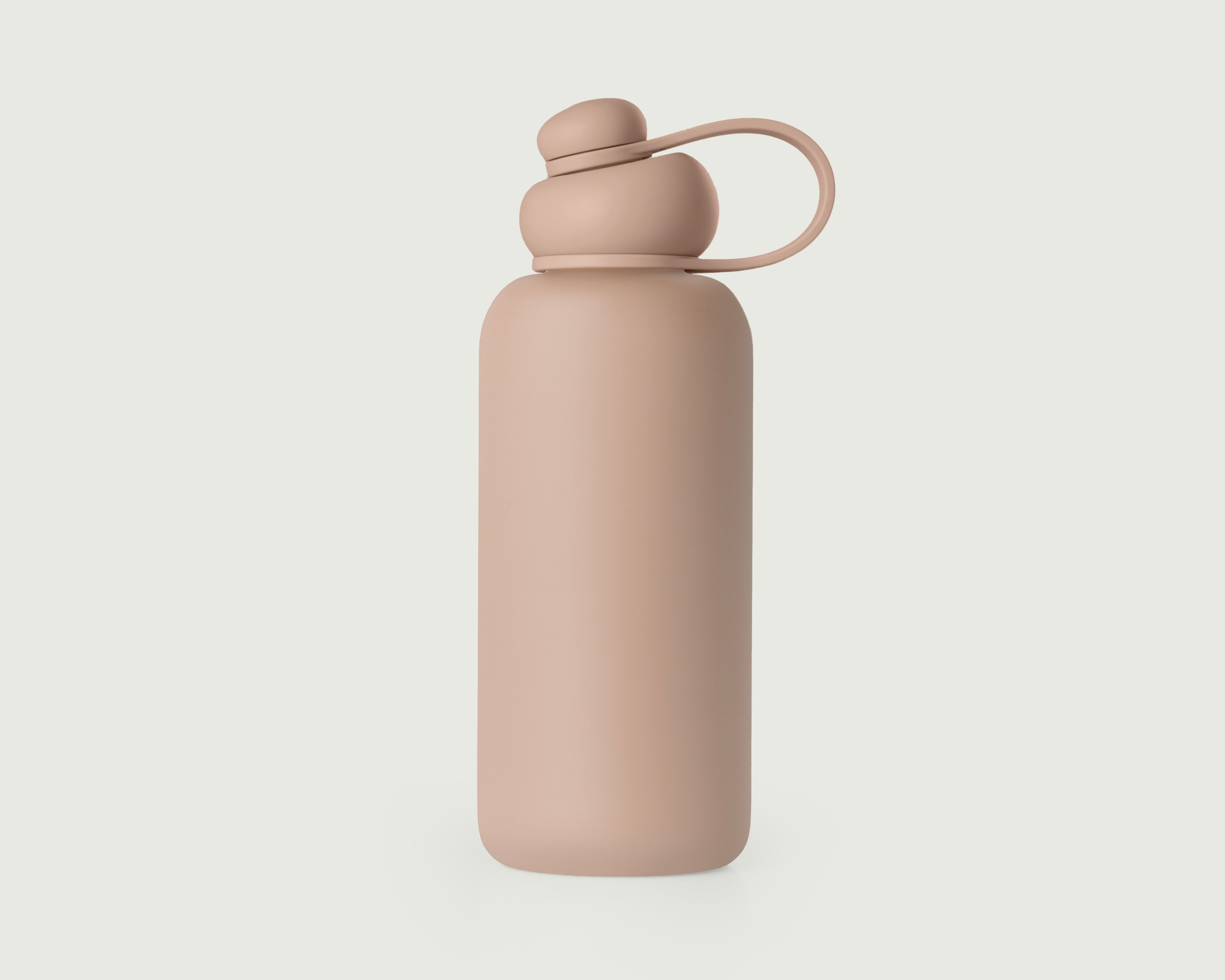 Dough-40oz::Bubble Flask Tumbler brown  front