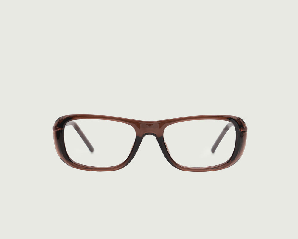 Whiskey::Pennyworth Eyeglasses rectangle brown Plant-based Plastic  front
