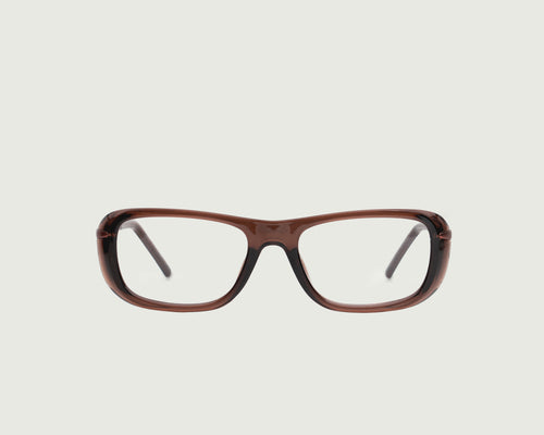 Whiskey::Pennyworth Eyeglasses rectangle brown Plant-based Plastic  front