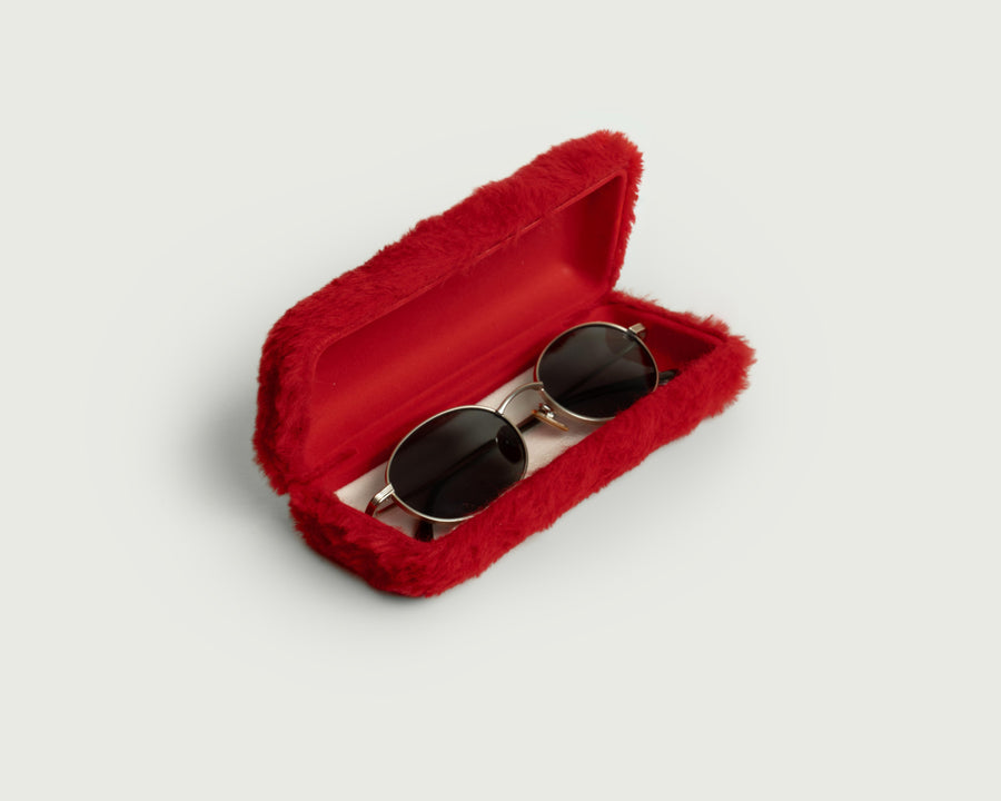 Holiday Hard Case Eyewear case red