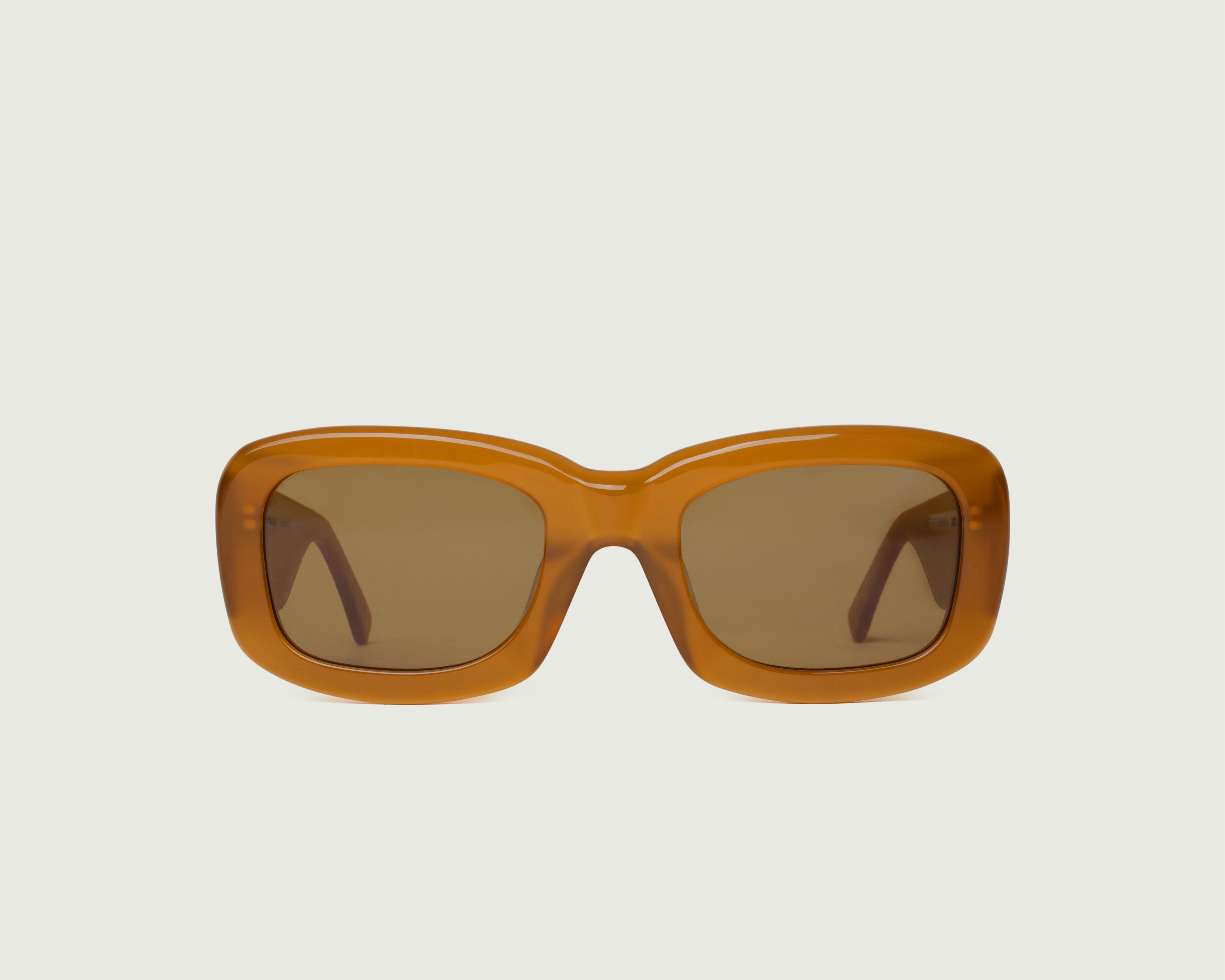 Dijon::Liv Sunglasses rectangle yellow acetate front