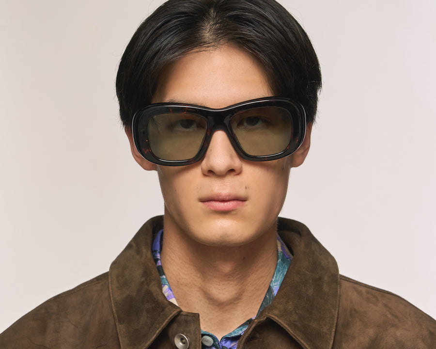 men Yara Sunglasses Rectangle Tort Acetate