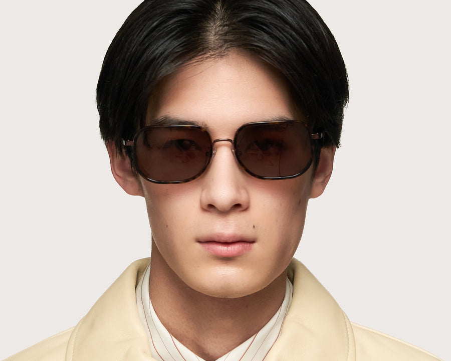 Levi Sunglasses rectangle tort recycled polyester