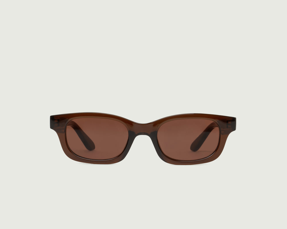 Espresso::Dane Sunglasses rectangle Brown recycled polyester front