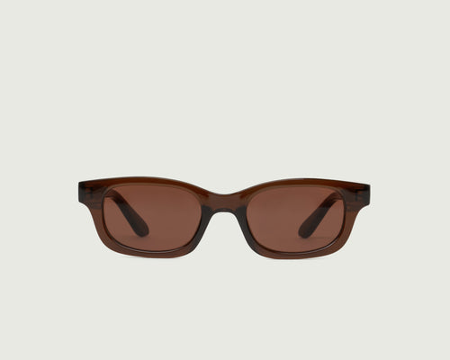 Espresso::Dane Sunglasses rectangle Brown recycled polyester front