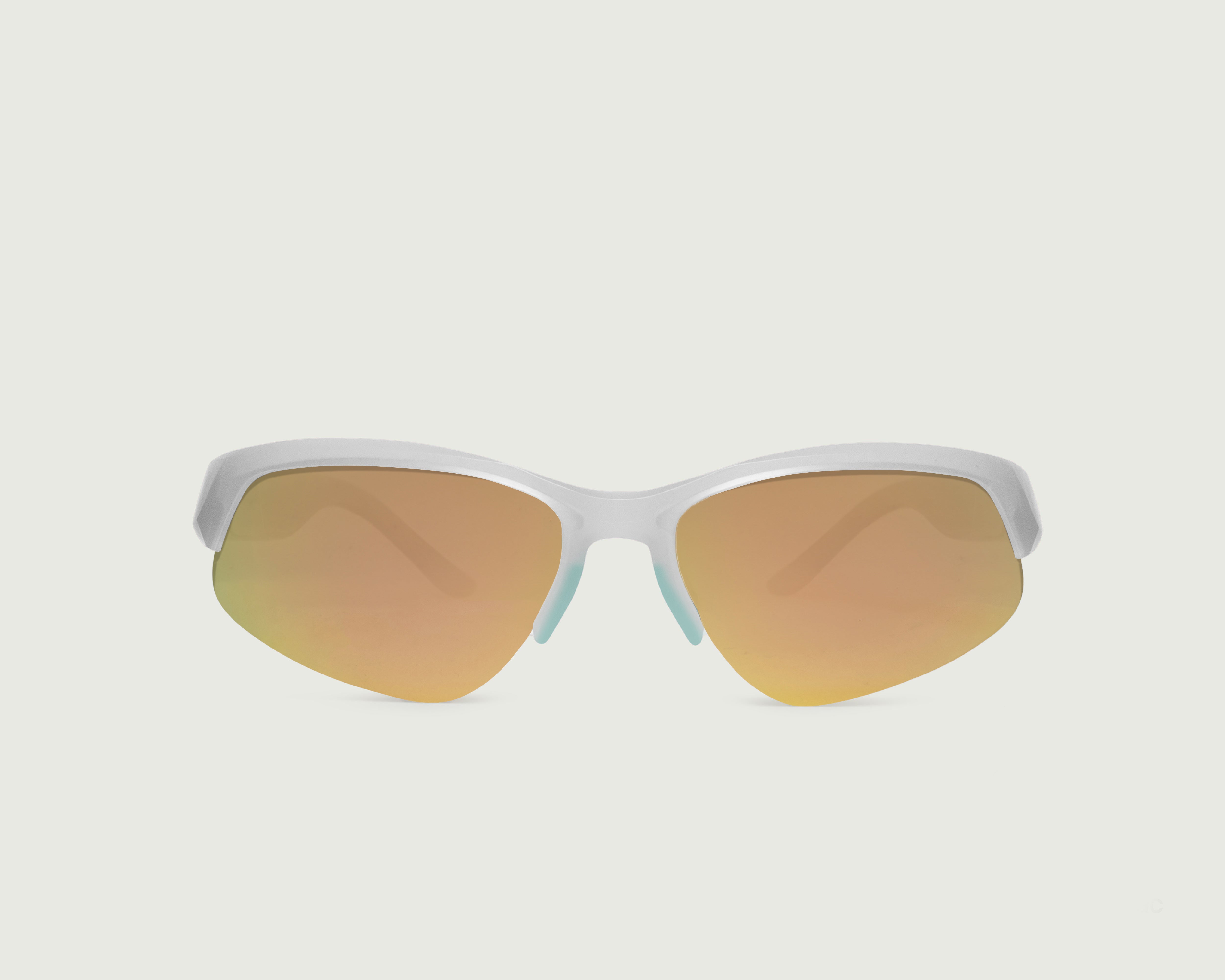 Sea Foam::Simone Sunglasses Cateye Blue recycled polyester front