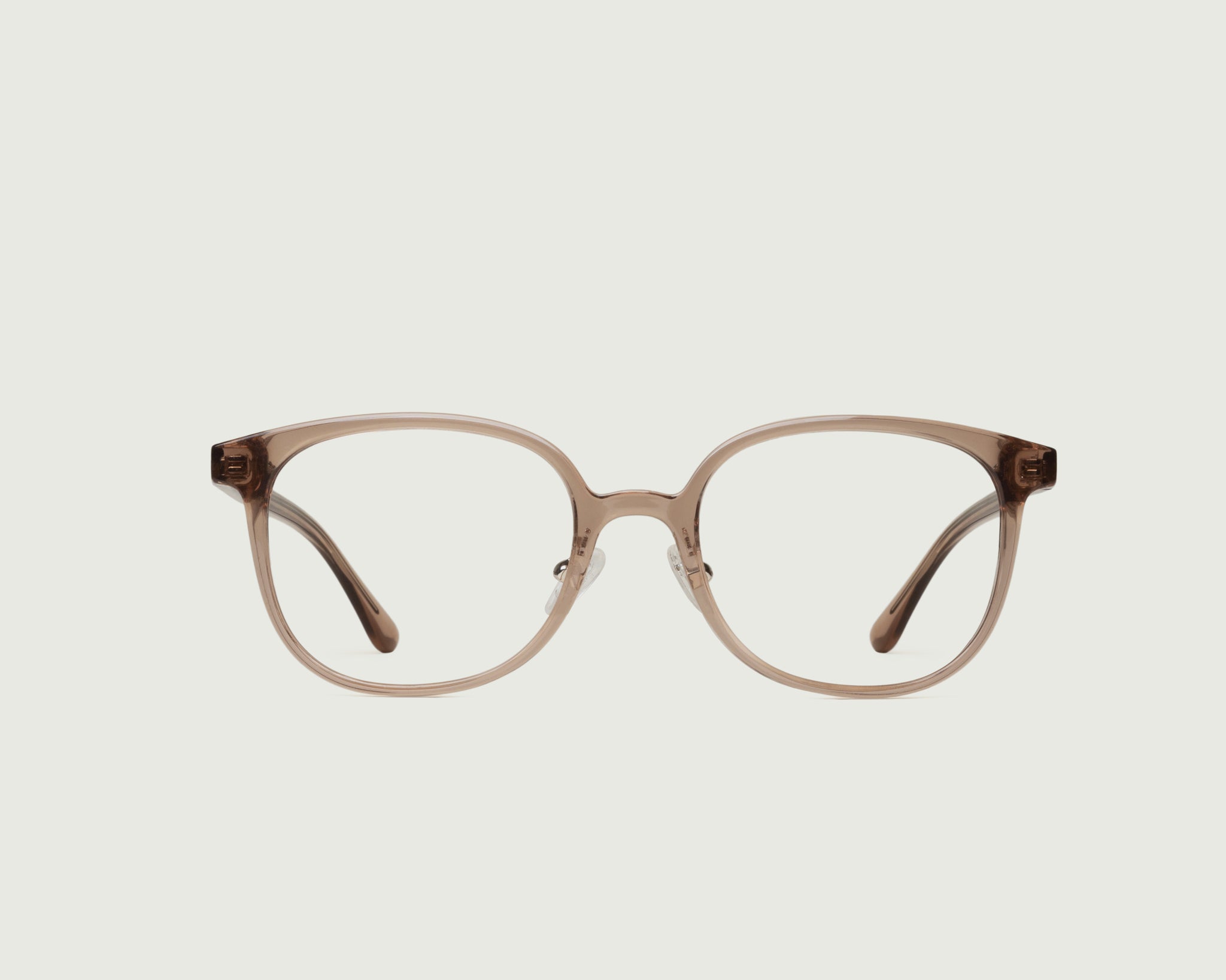 Fawn ::Bleecker+ Wide Eyeglasses square brown plant-based plastic front