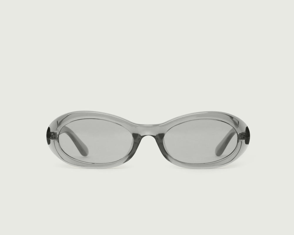 Fog::Mina Sunglasses oval Gray recycled polyester front