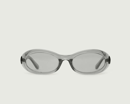 Fog::Mina Sunglasses oval Gray recycled polyester front