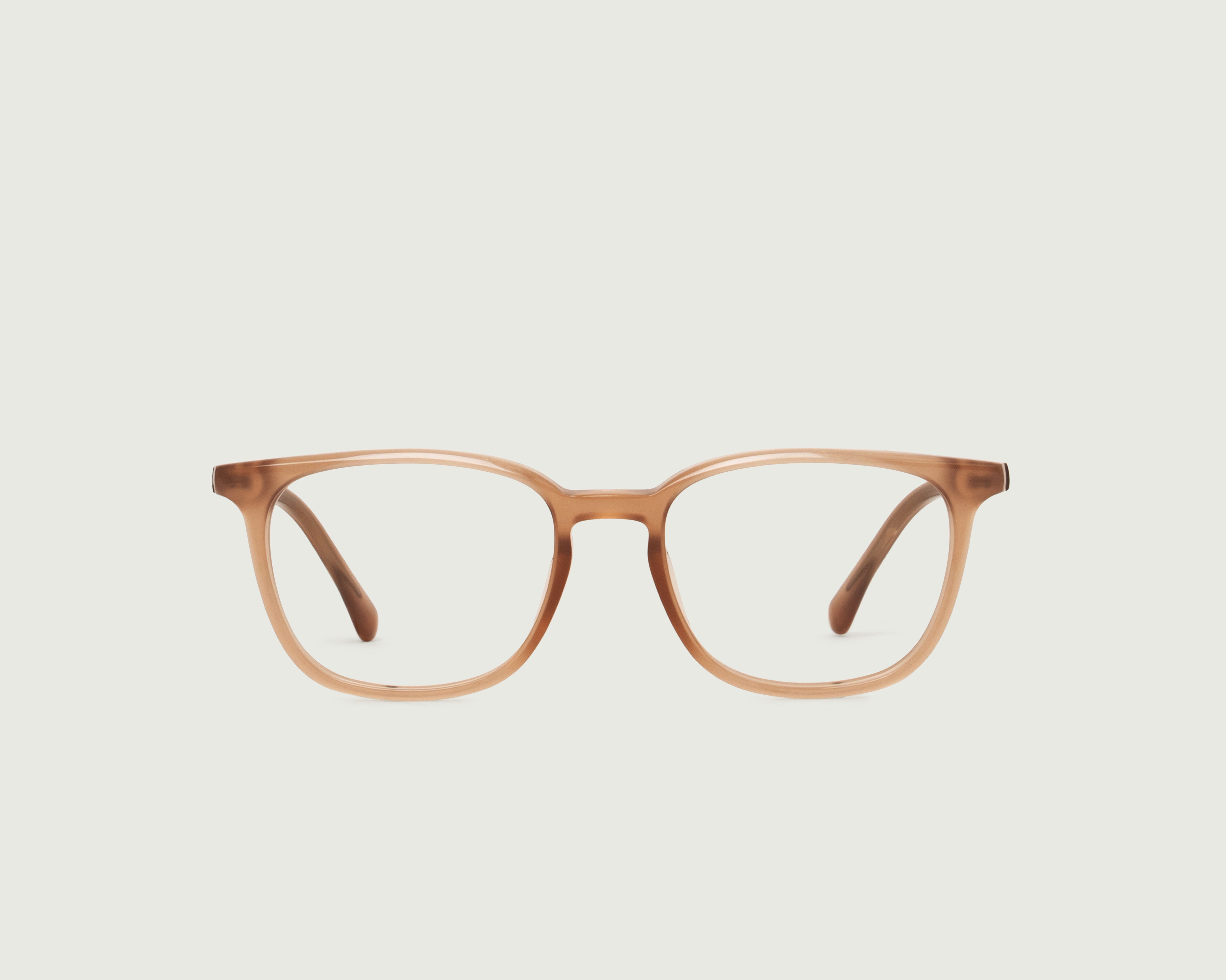 Foxtail::Red Eyeglasses square Brown acetate front