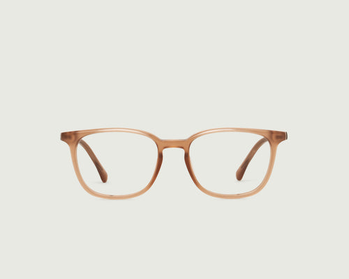 Foxtail::Red Eyeglasses square Brown acetate front
