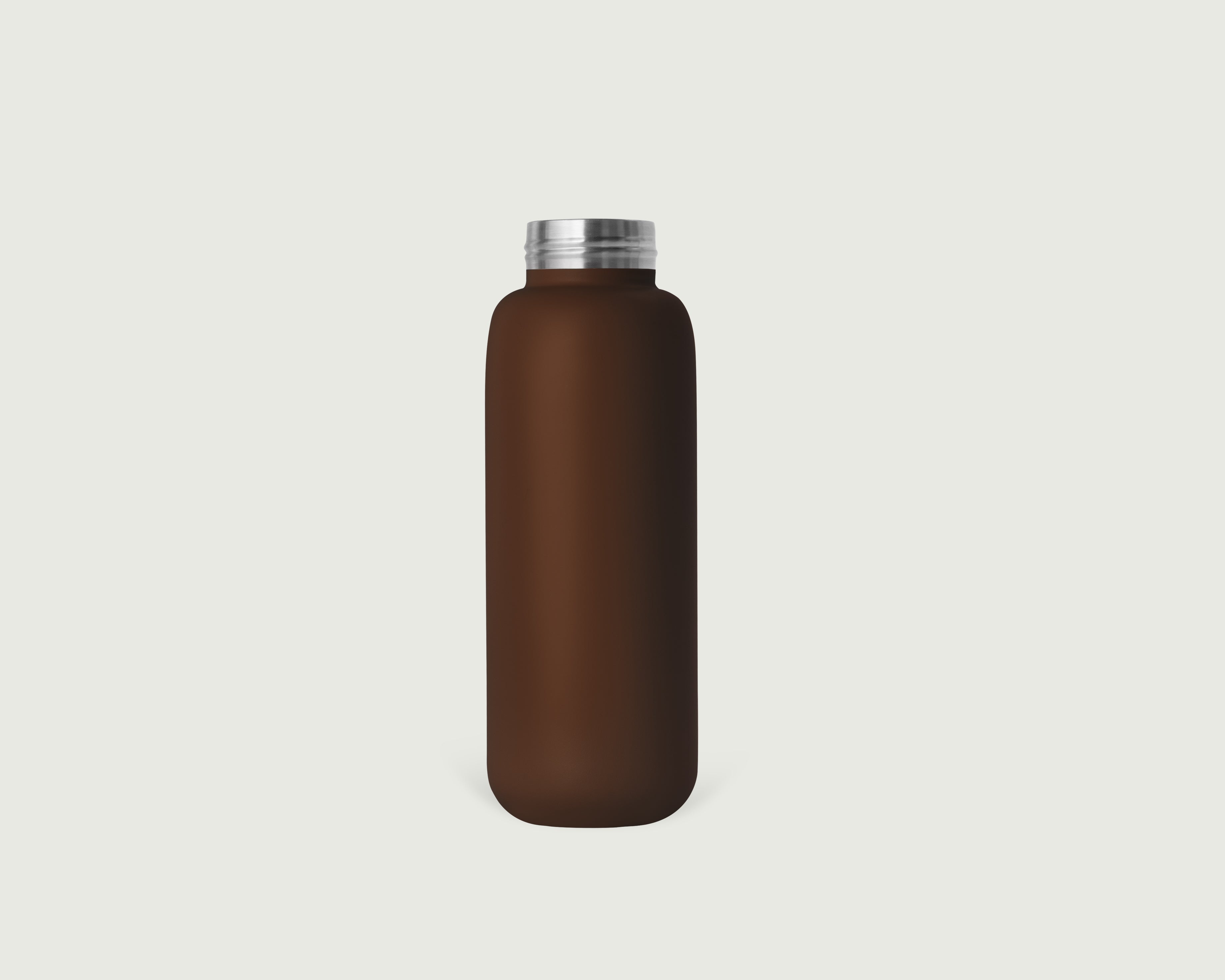Ganache::Flask tumbler bottle brown  front