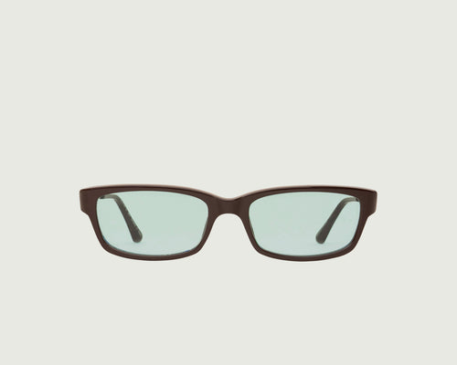 Ganache::Keith Sunglasses rectangle Brown recycled polyester front