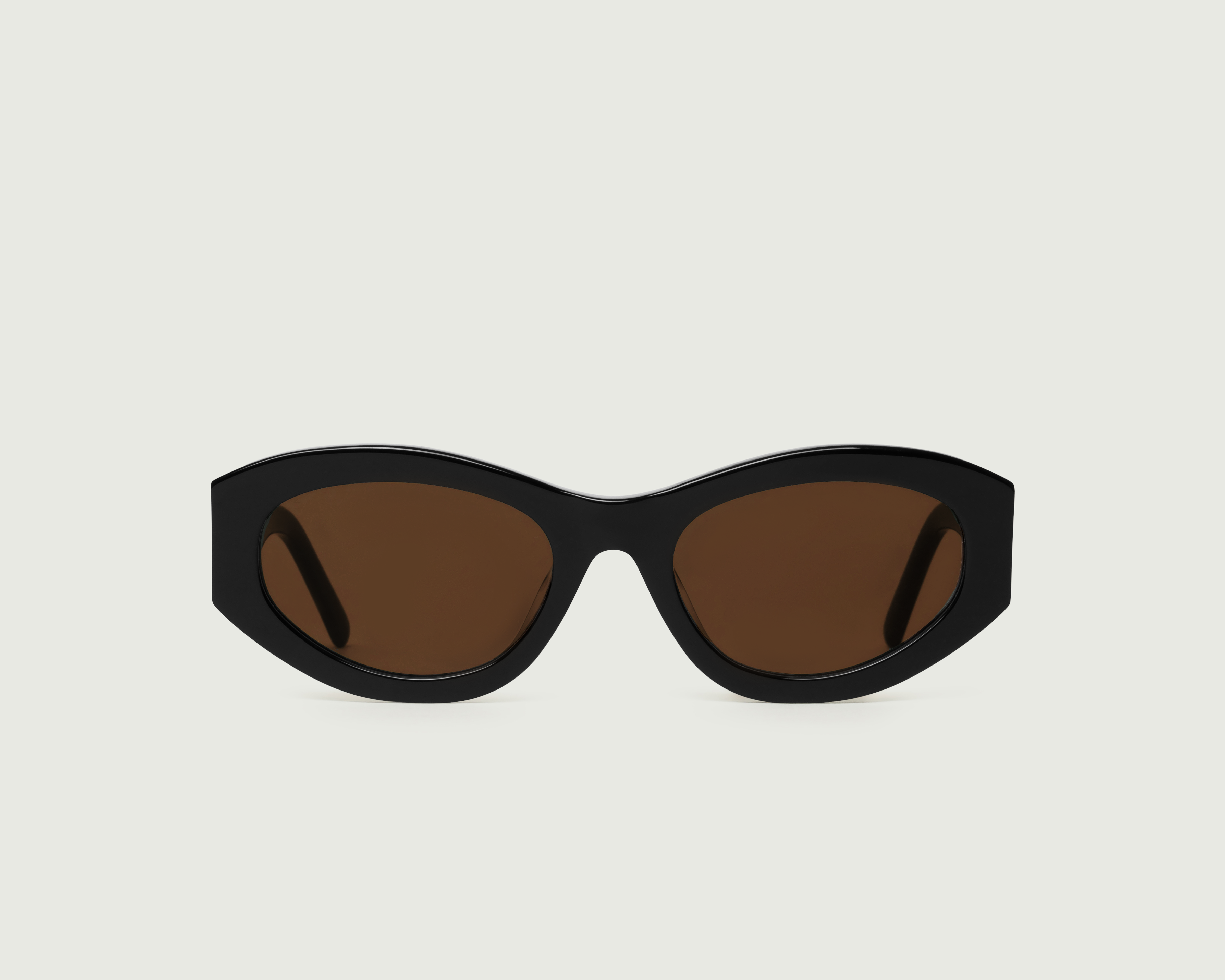 Ink Hickory::Alba Sunglasses cateye black front