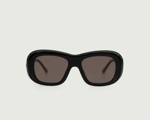 Ink::Yara Sunglasses Rectangle Black Acetate front