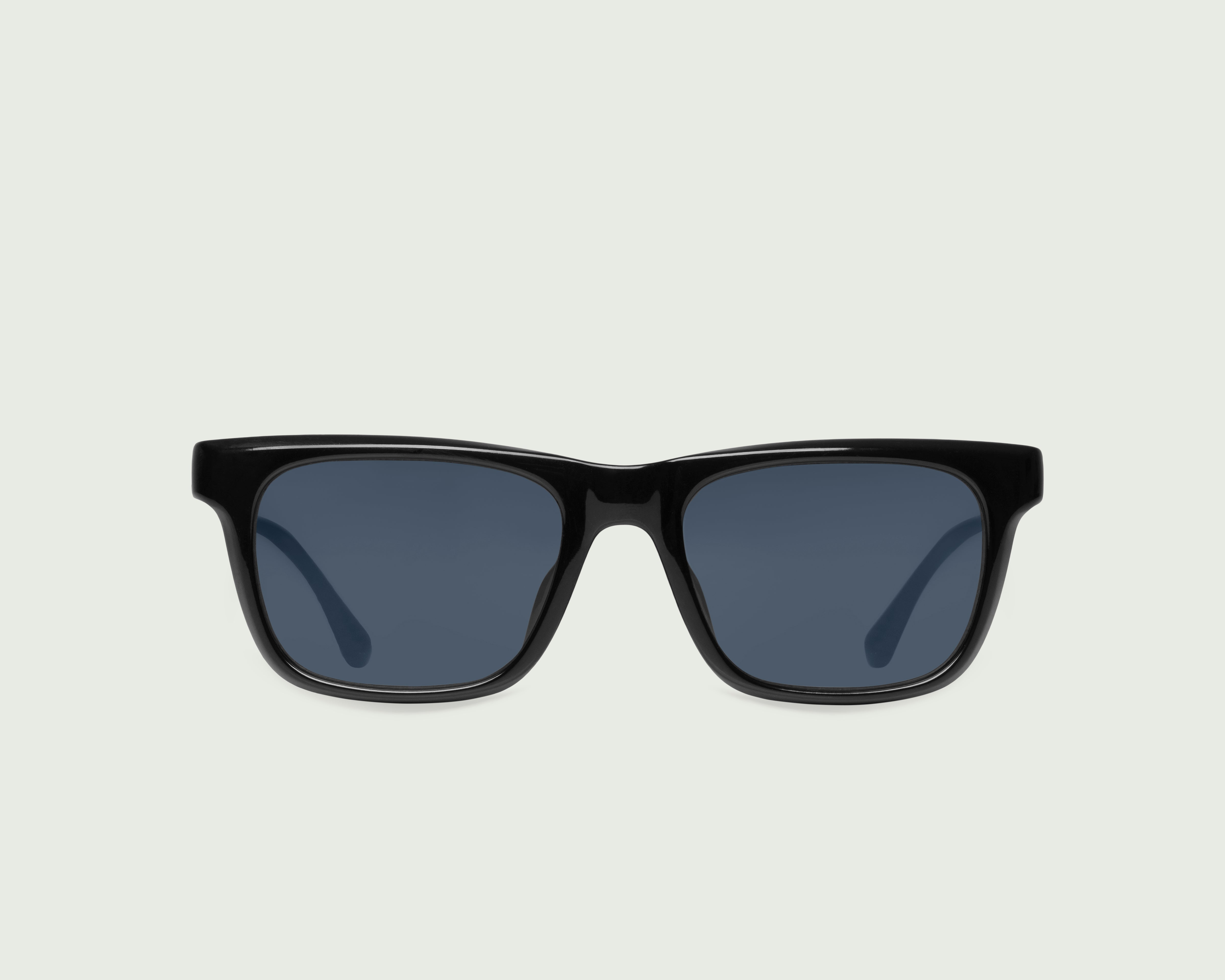 Ink::James Sunglasses rectangle black recycled polyester front