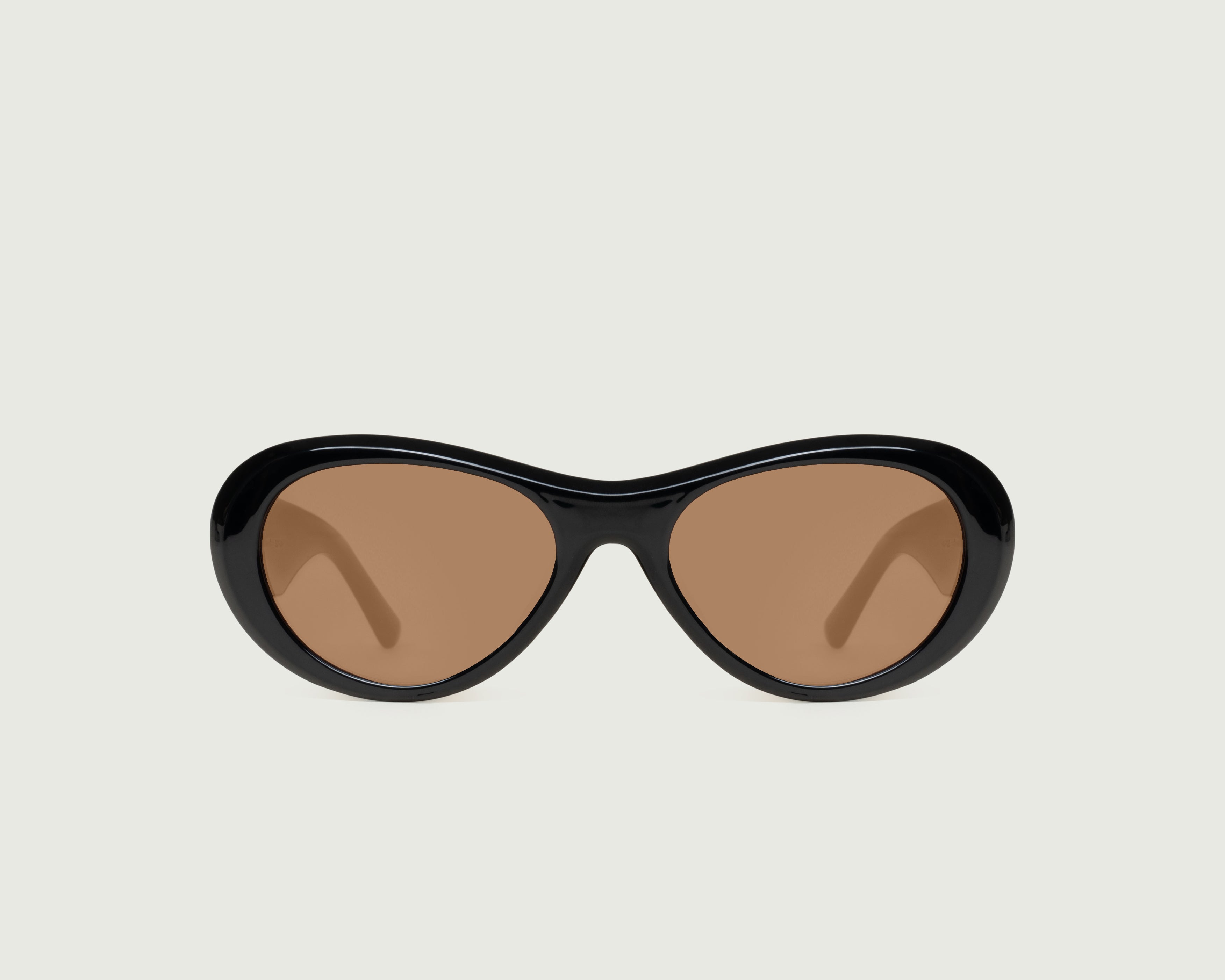 Ink Hickory::Brooke Sunglasses pilot black recycled polyester front
