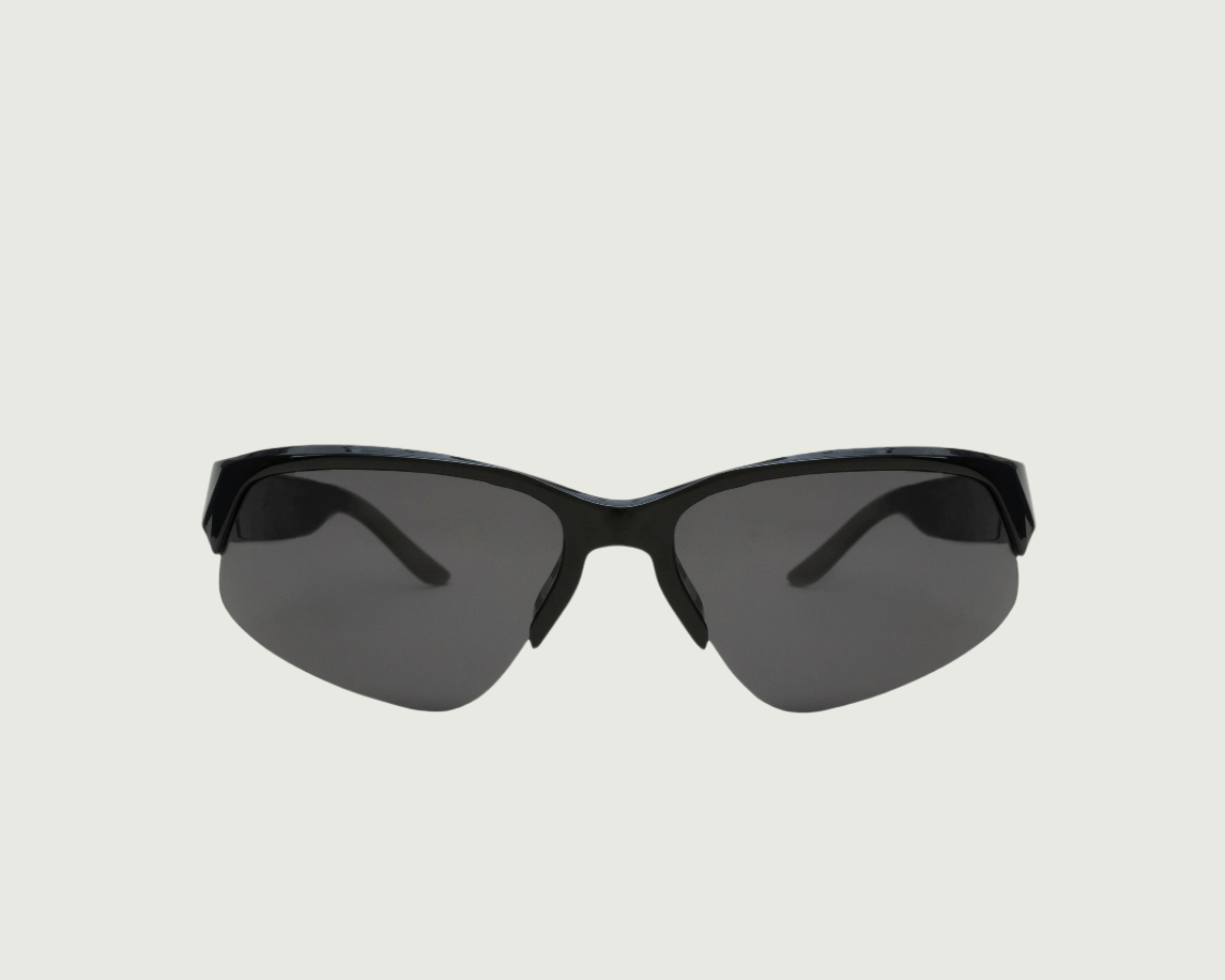 Ink Polarized::Simone Sunglasses cateye black recycled polyester front