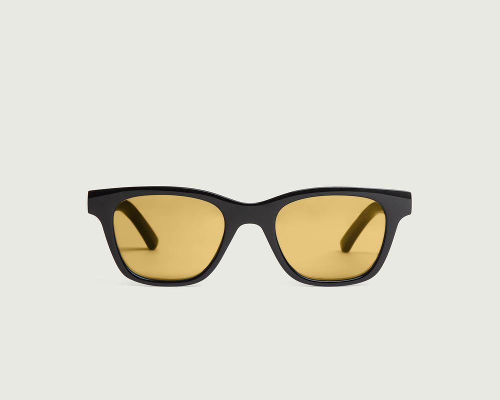 Ink Artichoke::Theo Sunglasses square Black recycled polyester front