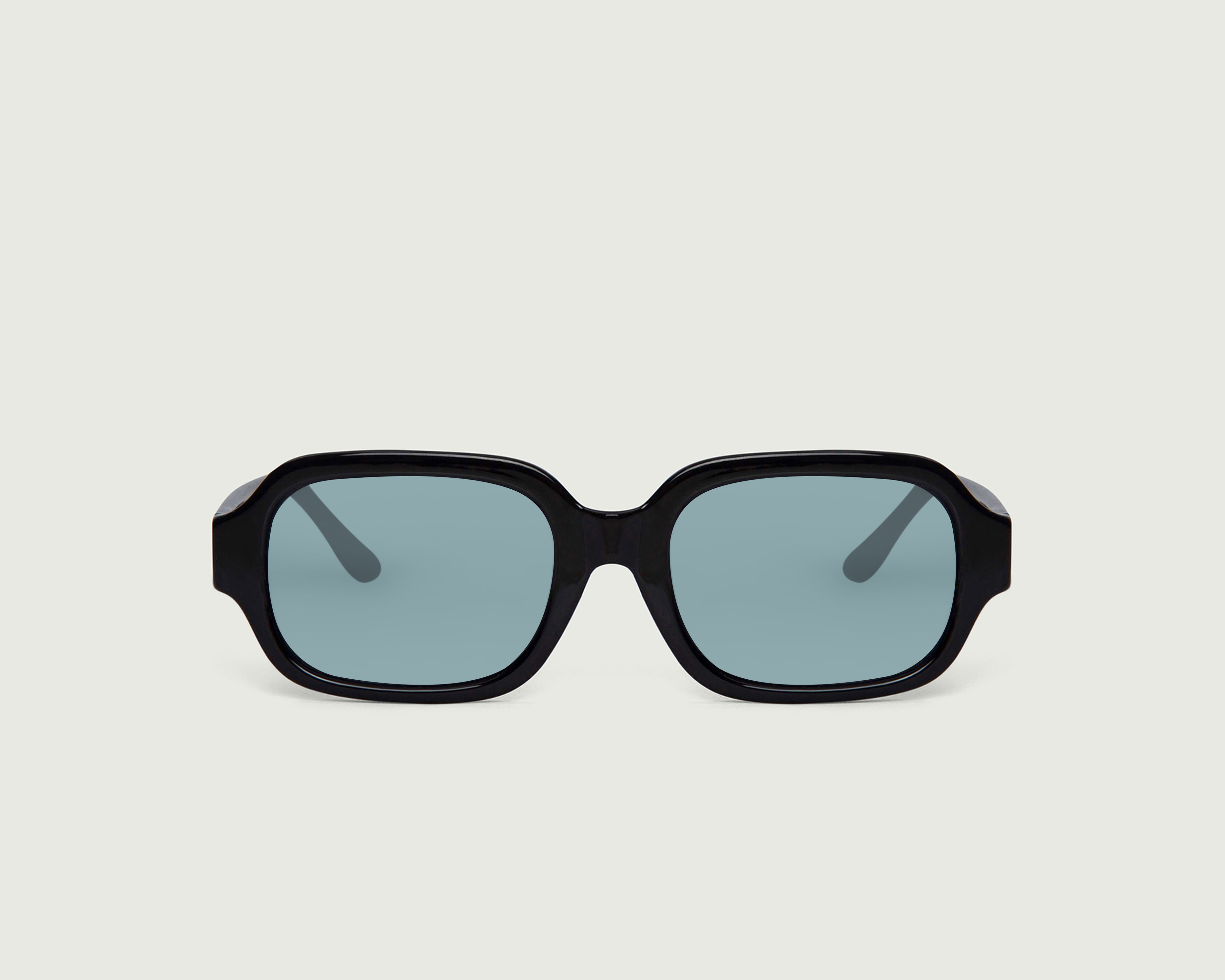 Ink Bluebird::Bobbi Sunglasses rectangle black recycled polyester front