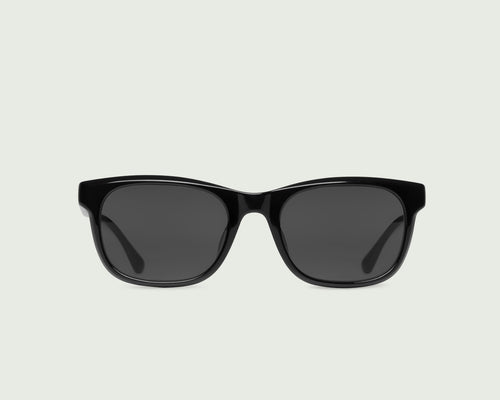 Ink::Ariel Sunglasses rectangle black recycled polyester front