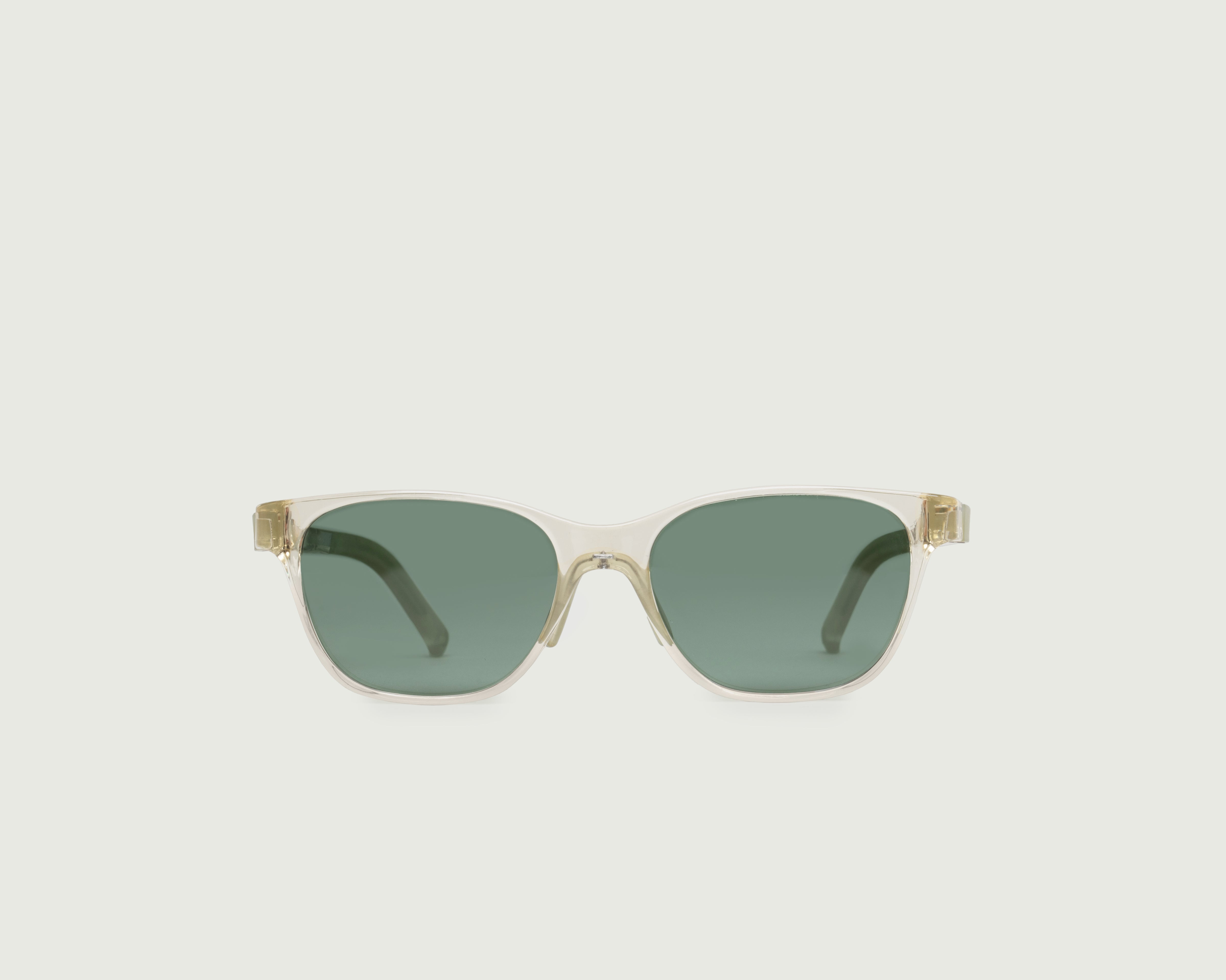 Champagne::Theo Kids Sunglasses square clear recycled polyester front