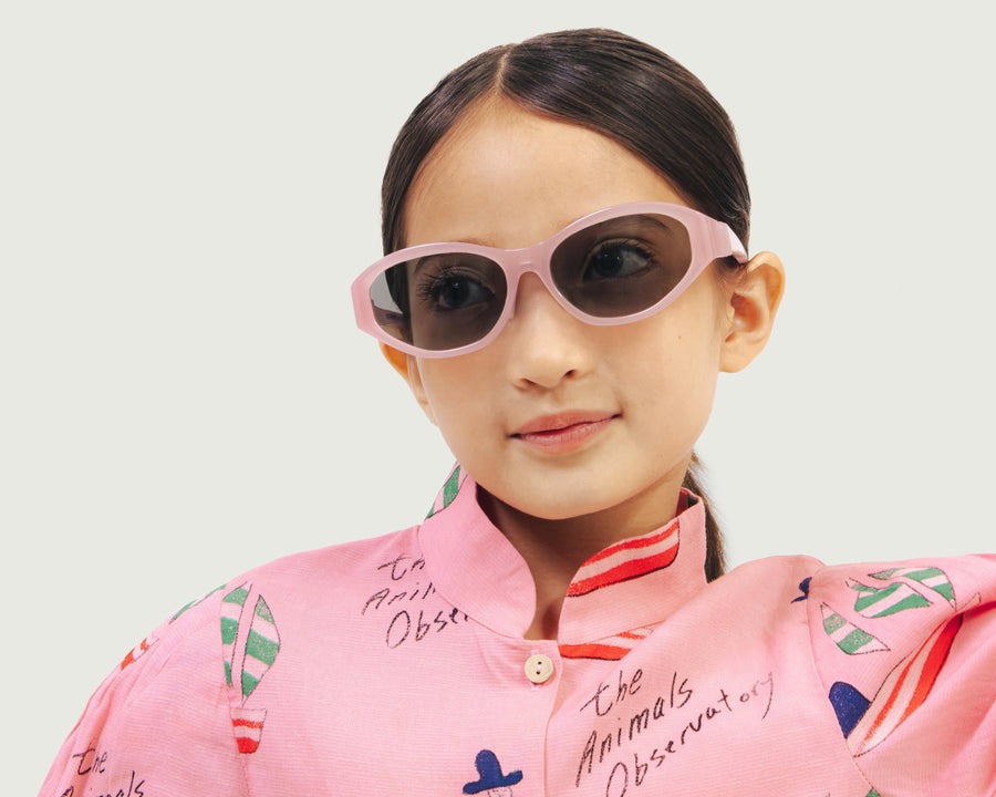 women Alba Kids Sunglasses cateye pink recycled polyester