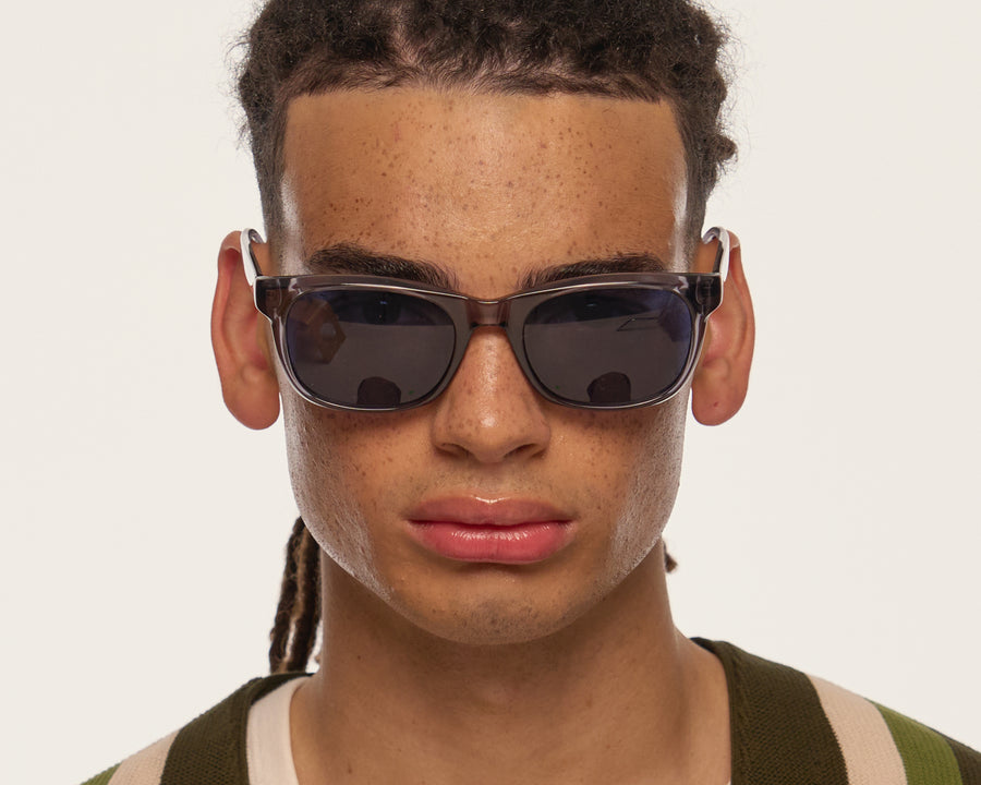 men Ariel Sunglasses rectangle black recycled polyester