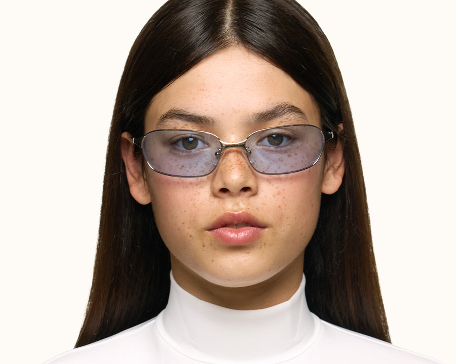 men Aspen Sunglasses rectangle Gray metal