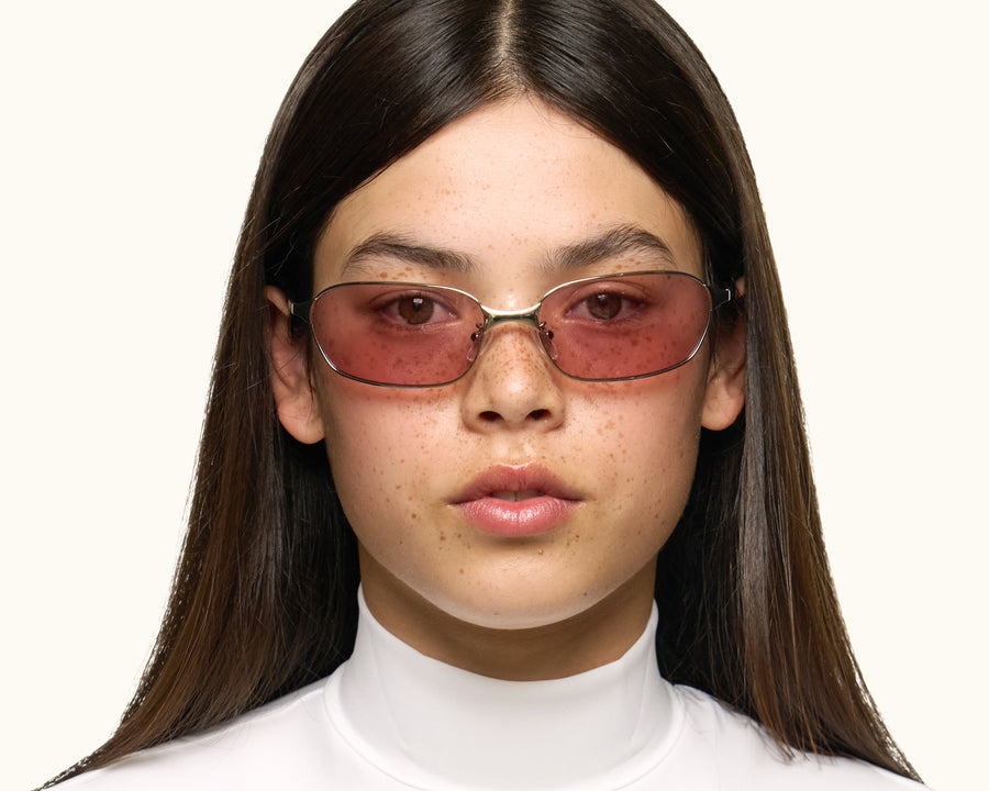 men Aspen Sunglasses rectangle Gray metal