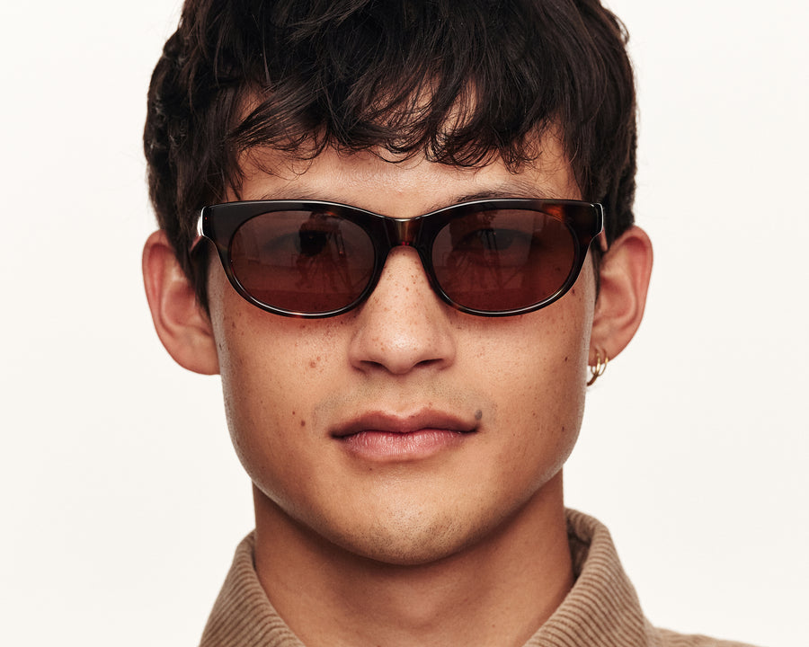 men Beau Sunglasses sqaure tort acetate