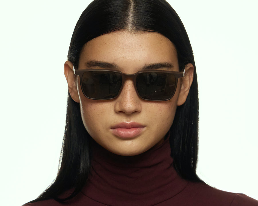 men Chuck Sunglasses square Brown recycled polyester