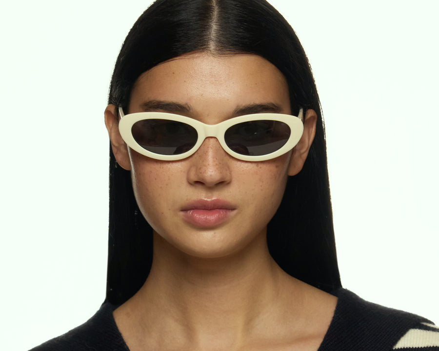 women Dakota Sunglasses cateye White recycled polyester