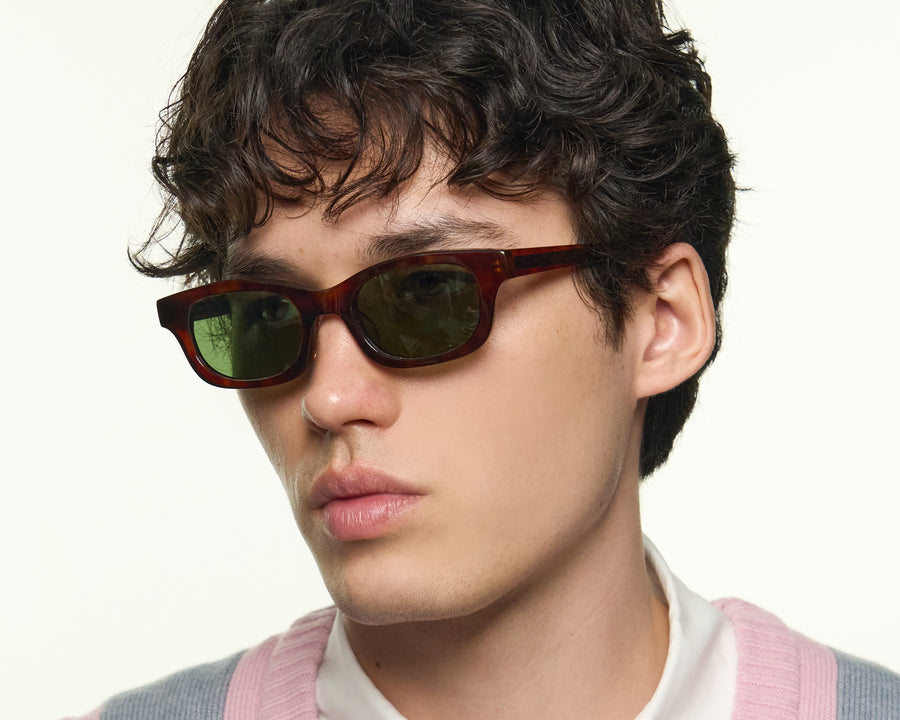 men Dane Sunglasses rectangle Tort acetate