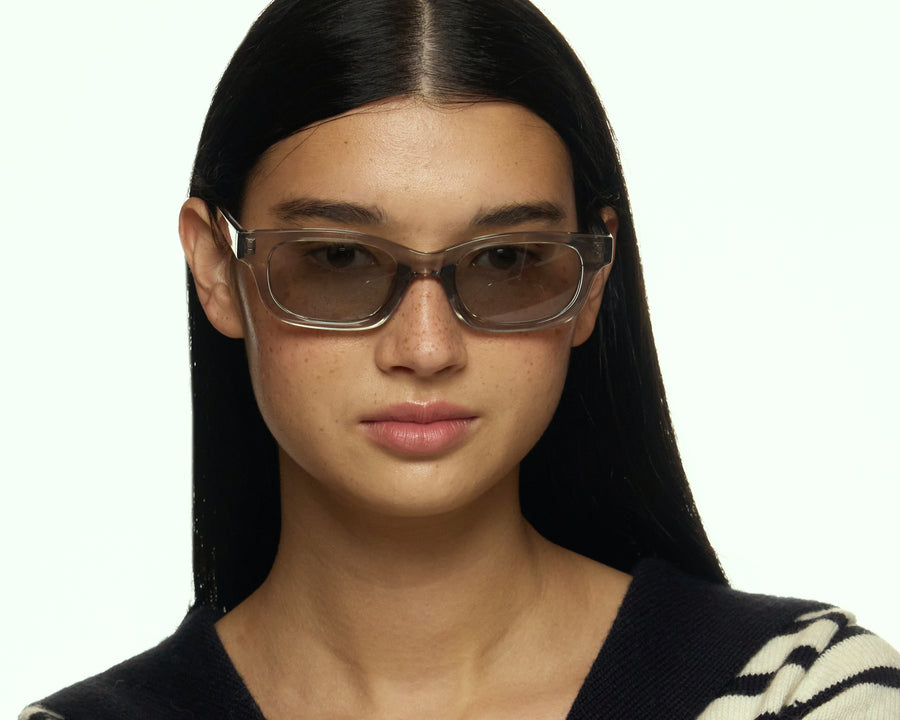 women Dane Sunglasses rectangle Gray recycled polyester