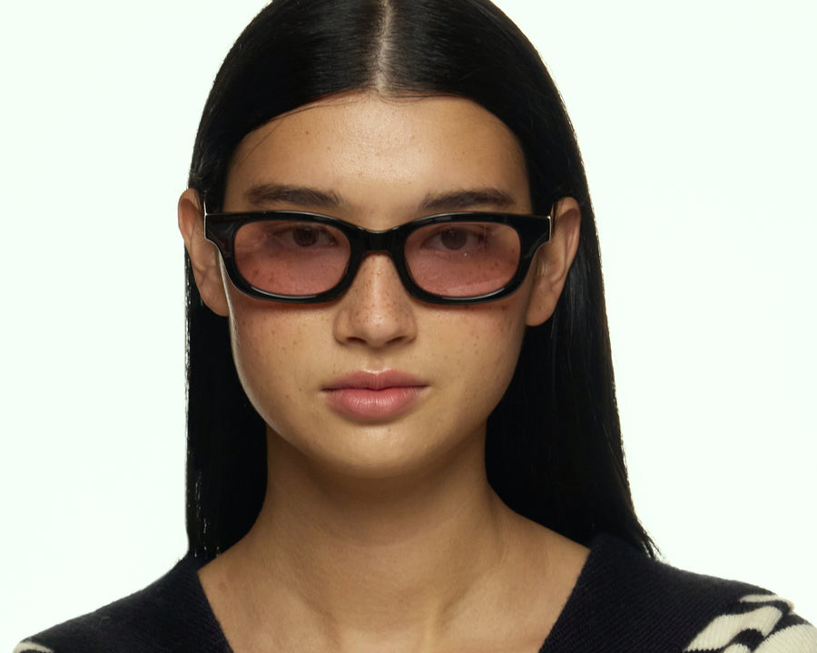 women Dane Sunglasses rectangle Black recycled polyester