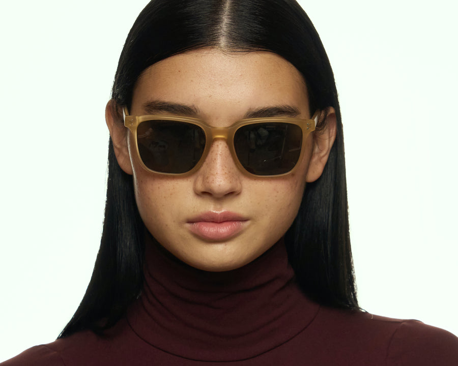 women Harry Sunglasses square Brown recycled polyester