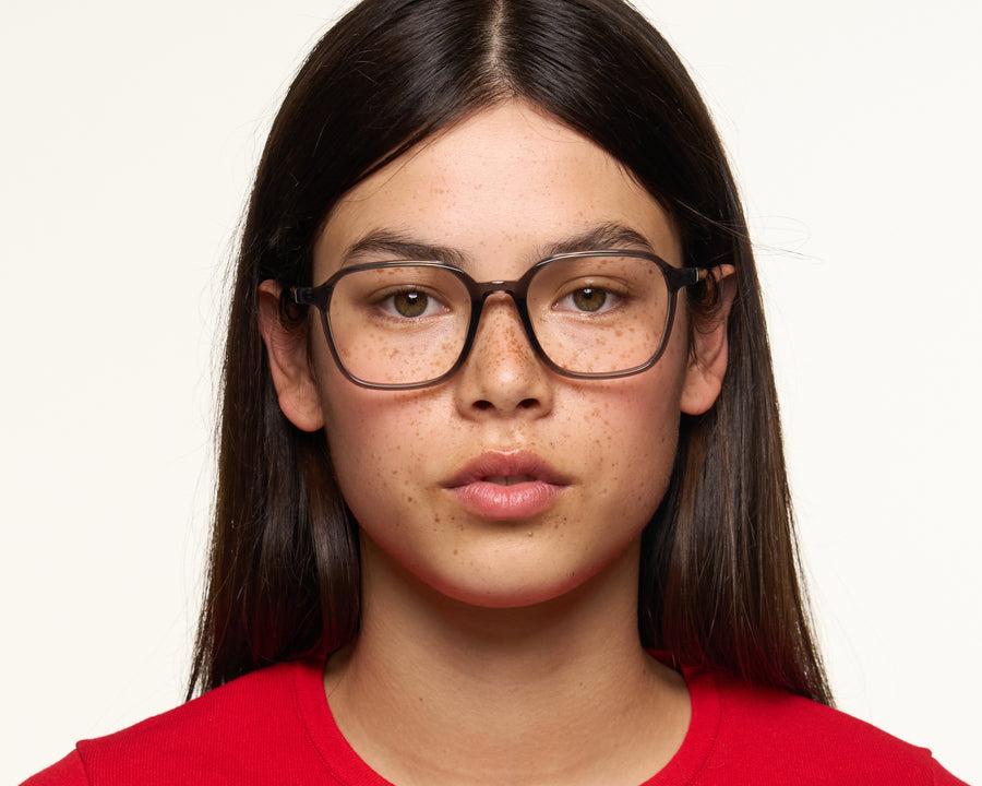 women Kent Eyeglasses square Black acetate