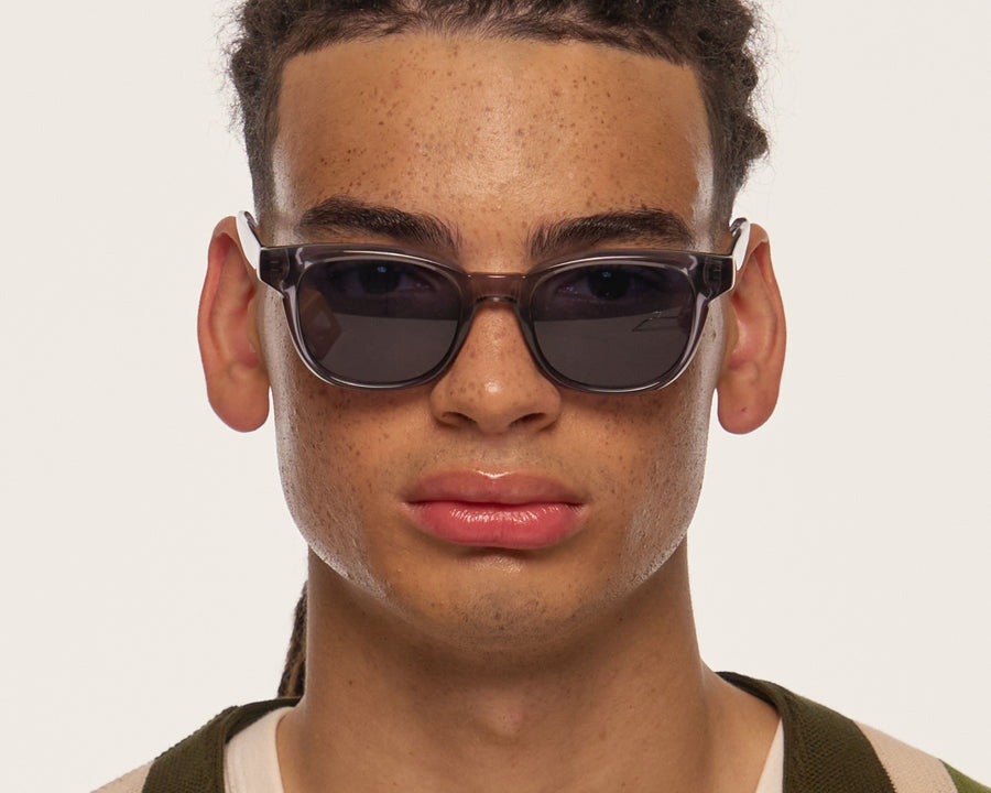 men Romeo Sunglasses square blue recycled polyester