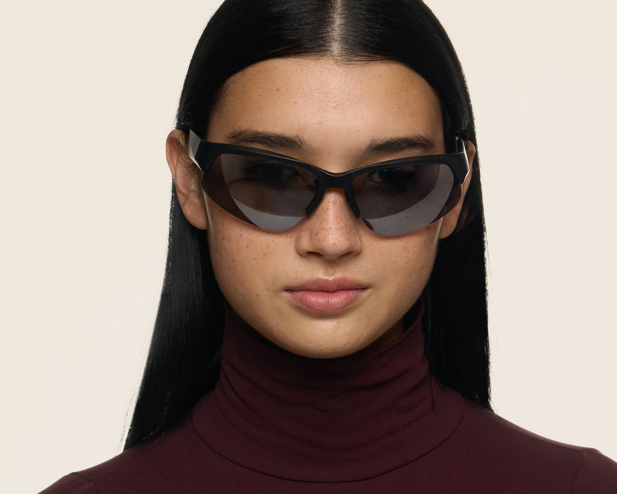 women Simone Sunglasses cateye Black recycled polyester