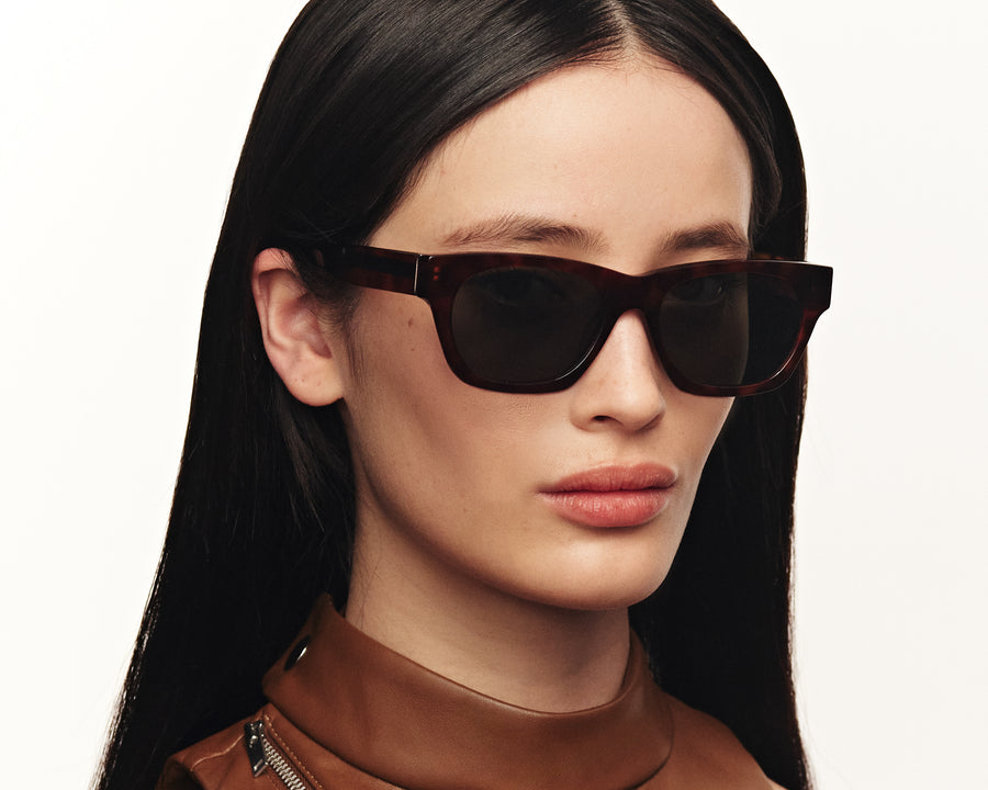 women Wolf Sunglasses rectangle tort acetate